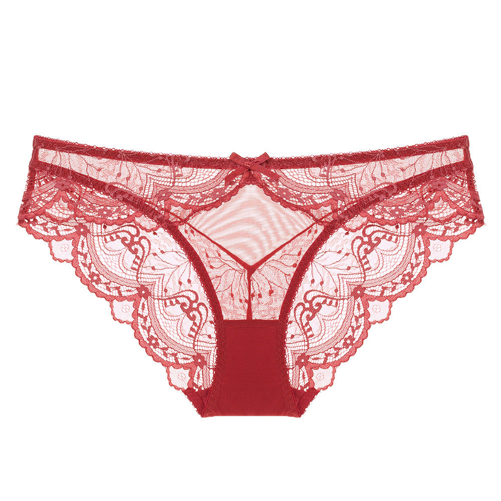 Lace Whisper – Breathable Low-Rise Briefs [NK9241]