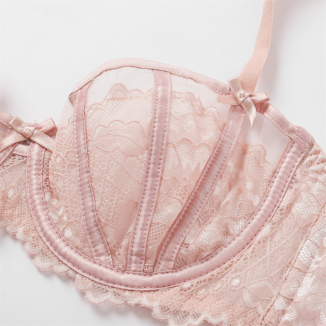 Royal Grace – French Lace Support Bra Set [2169]