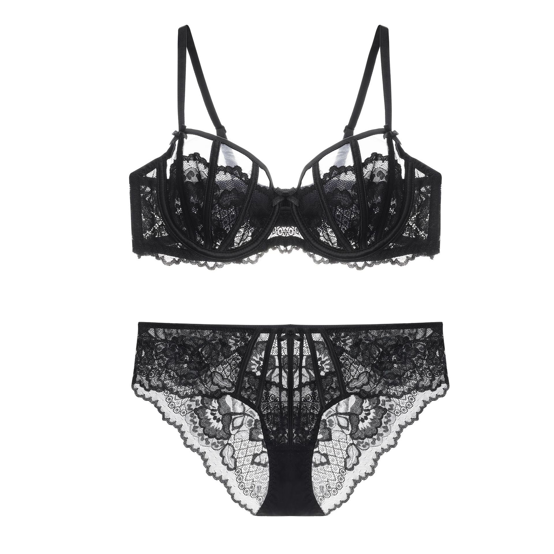 Royal Grace – French Lace Support Bra Set [2169]