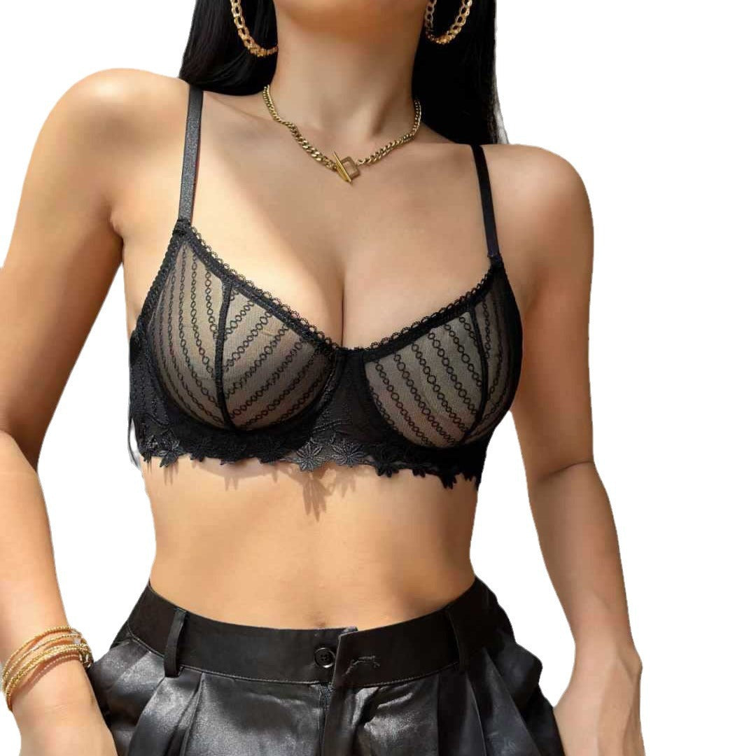 Airlight Curve – Ultra-Thin Lace Support Bra Set [8612]
