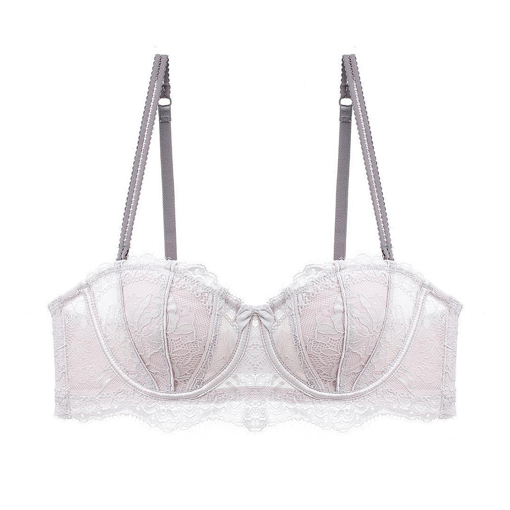 Douce Dos – Strapless French Lace Bra with Back Detail [WX8313]