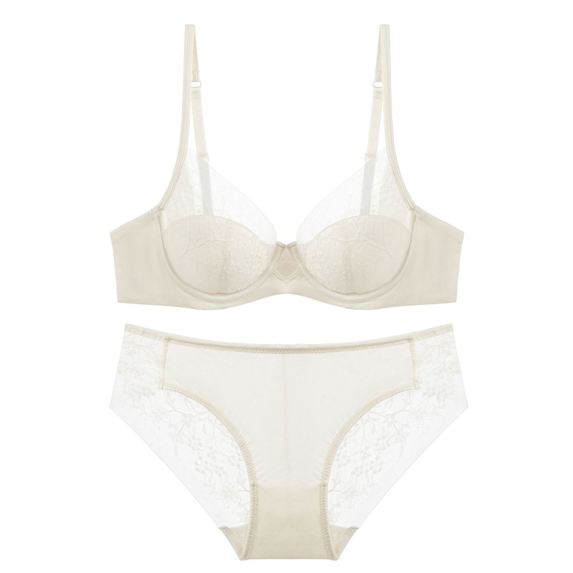 Rouge Bloom – Red Lace Bra Set for New Year Romance [8830]