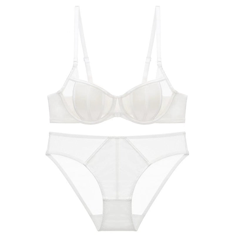 Bunny Charm – Bare Front Buckle Summer Bra Set [8810]