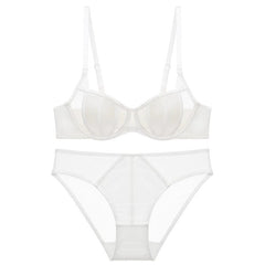 Bunny Charm – Bare Front Buckle Summer Bra Set [8810]