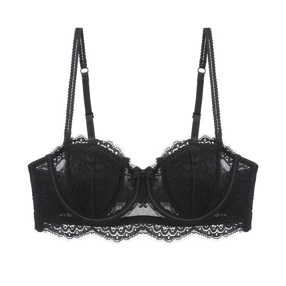Douce Dos – Strapless French Lace Bra with Back Detail [WX8313]