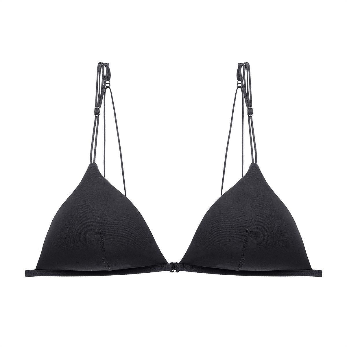 Clair de Lune – Triangle Front-Button Bra Set [WX3612]