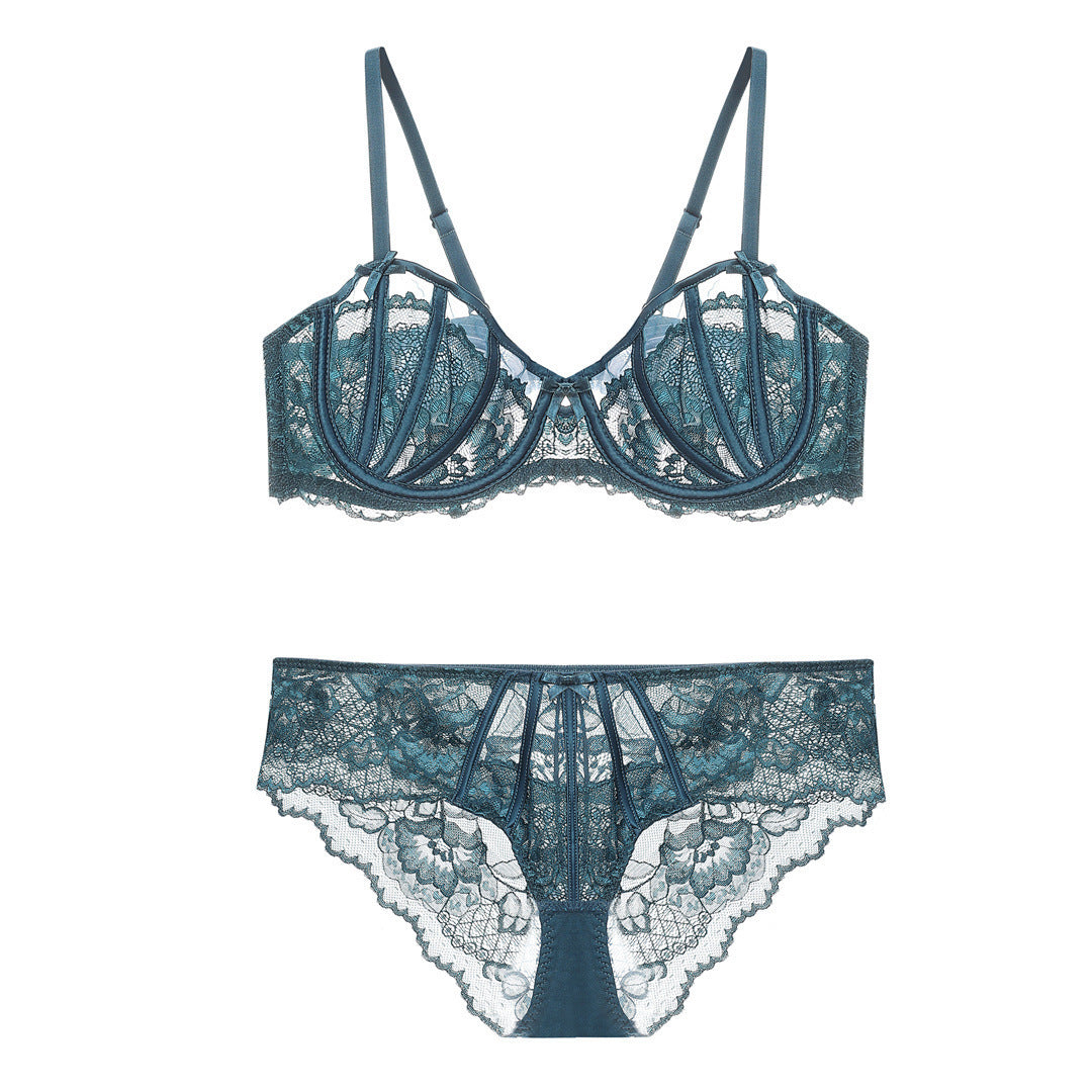 Royal Grace – French Lace Support Bra Set [2169]