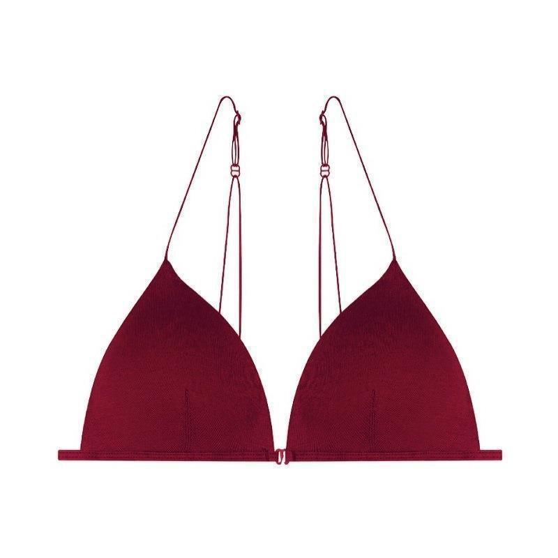 Clair de Lune – Triangle Front-Button Bra Set [WX3612]