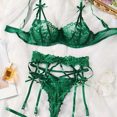 Spring Ivy – Lace Garter Cosplay Set [F166]
