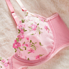 Sweet Allure – Sheer Mesh 3-Piece Flirty Thong Set [XH033]