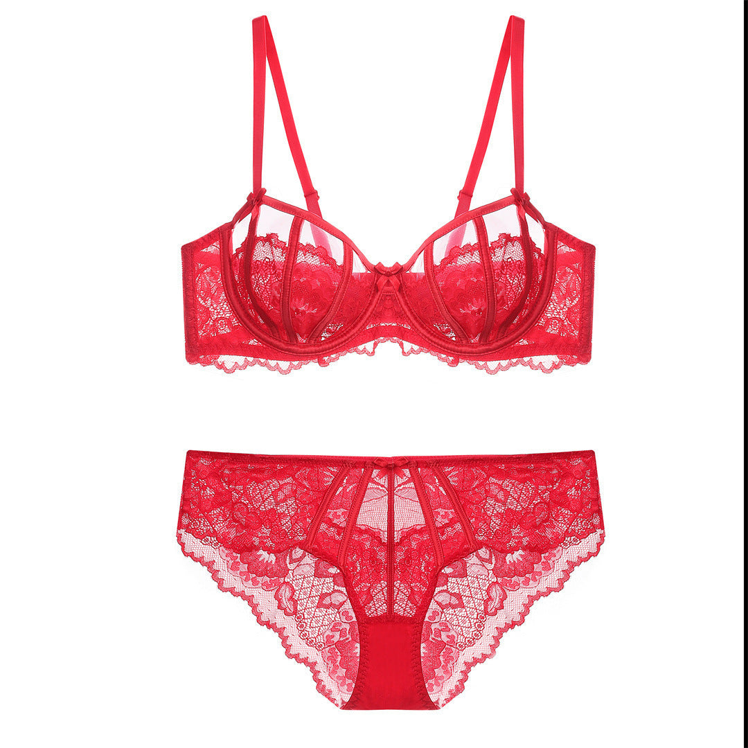 Royal Grace – French Lace Support Bra Set [2169]