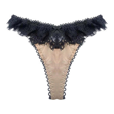 New Arrivals European and American Bandeau Suspenders Backless Small Vest Eyelash Lingerie Slim Sex Sexy Bra Pants