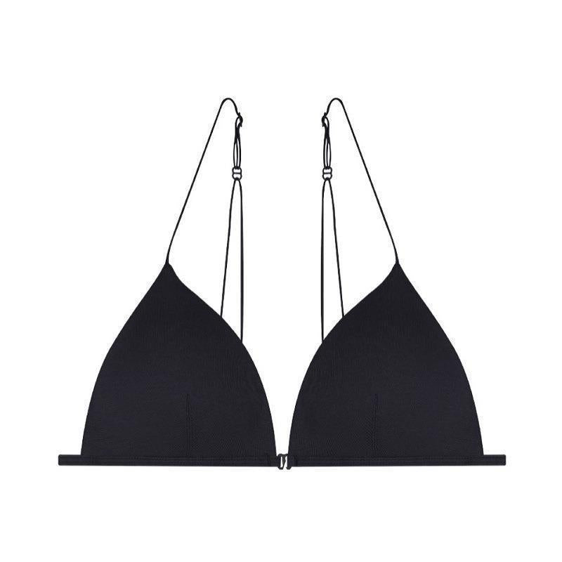 Clair de Lune – Triangle Front-Button Bra Set [WX3612]