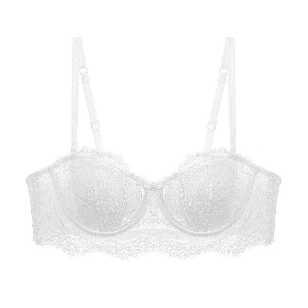 Douce Dos – Strapless French Lace Bra with Back Detail [WX8313]