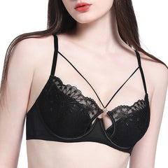 Belle Étreinte – Embroidered Lace Plus Size Bra [WX2529]