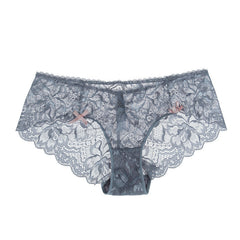 Whisper Lace – Sheer Low-Waisted Lace Briefs [NK9186]
