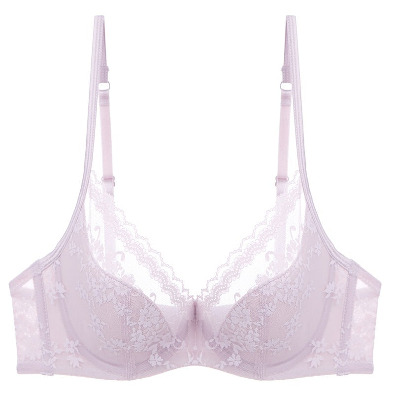Été Chic – French Lace Bra Set with Soft Underwire [8825]