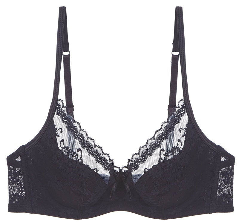 Été Chic – French Lace Bra Set with Soft Underwire [8825]