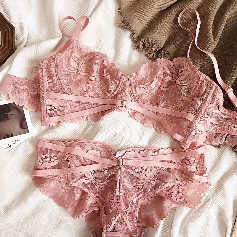 Feminine Air – Ultra-Thin Lace Bra Set for Full Coverage Comfort [2012]