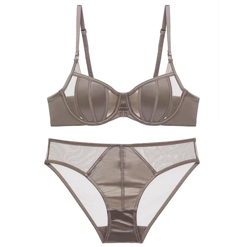 Bunny Charm – Bare Front Buckle Summer Bra Set [8810]