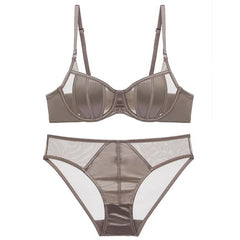 Bunny Charm – Bare Front Buckle Summer Bra Set [8810]