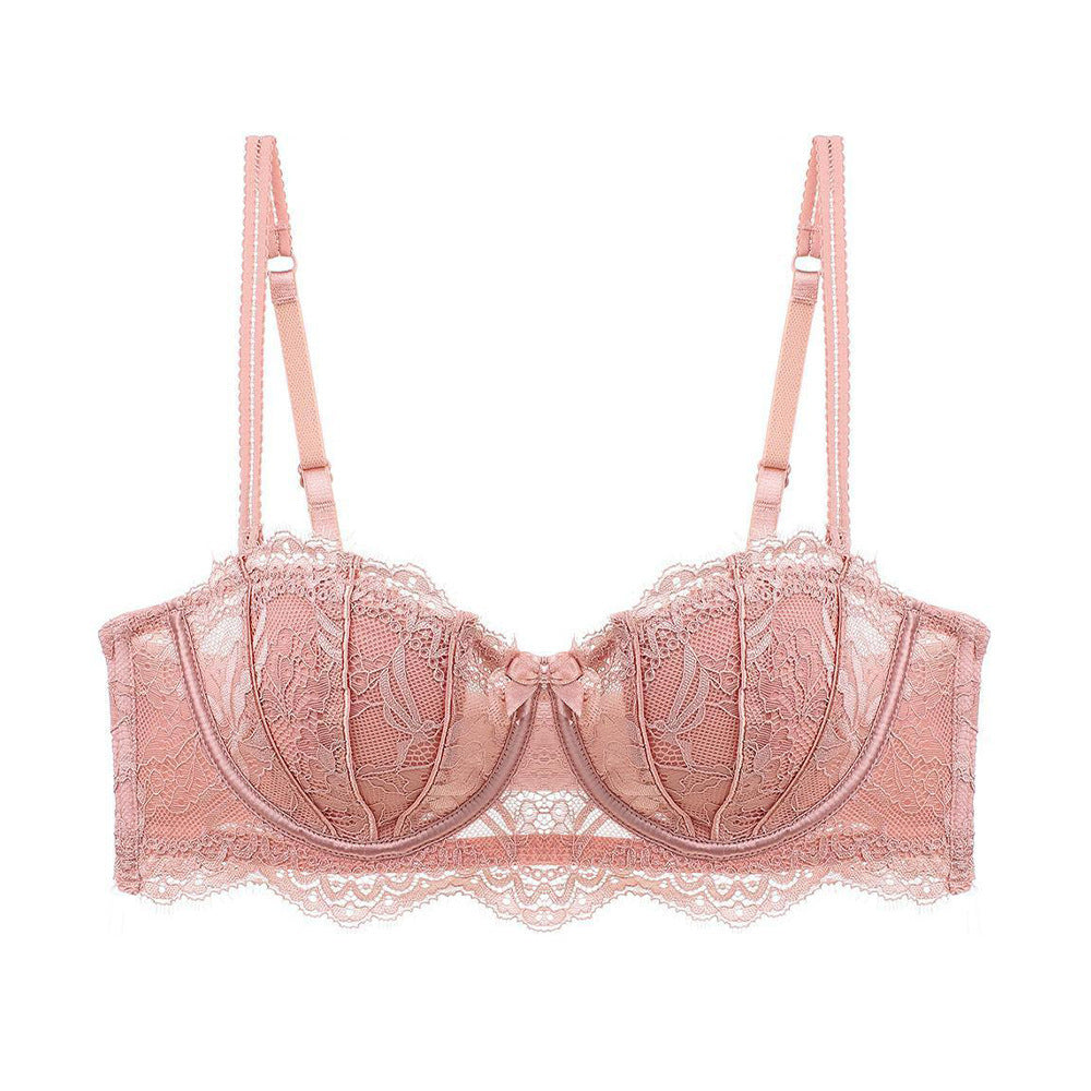 Douce Dos – Strapless French Lace Bra with Back Detail [WX8313]