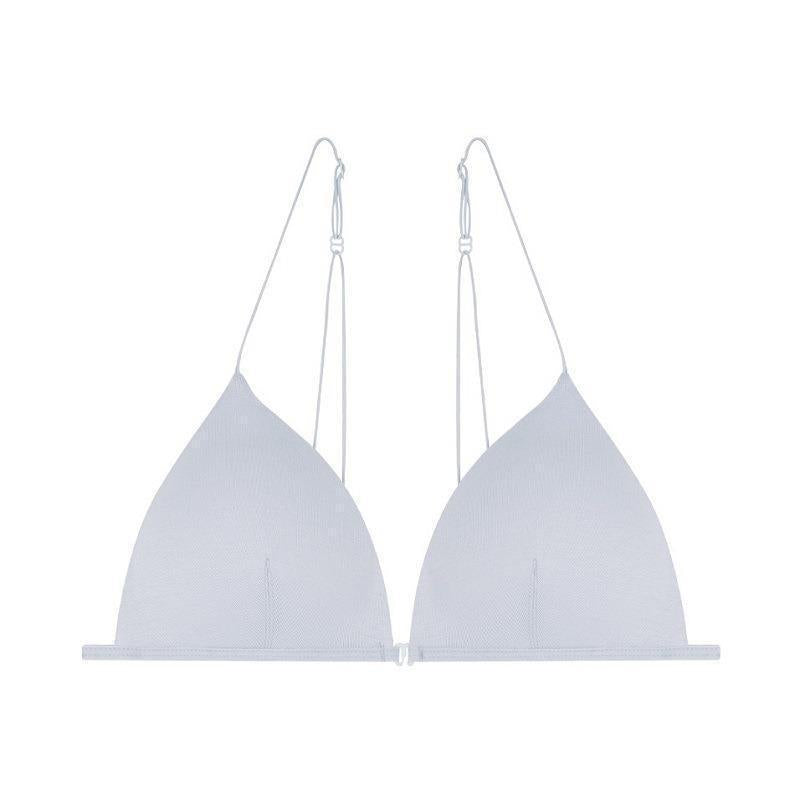 Clair de Lune – Triangle Front-Button Bra Set [WX3612]