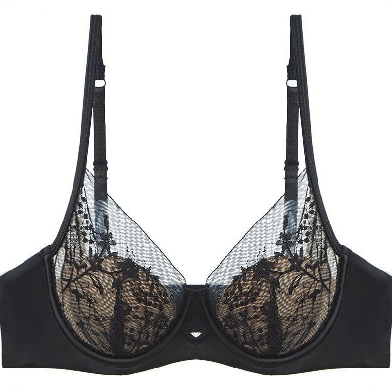 Rouge Bloom – Red Lace Bra Set for New Year Romance [8830]