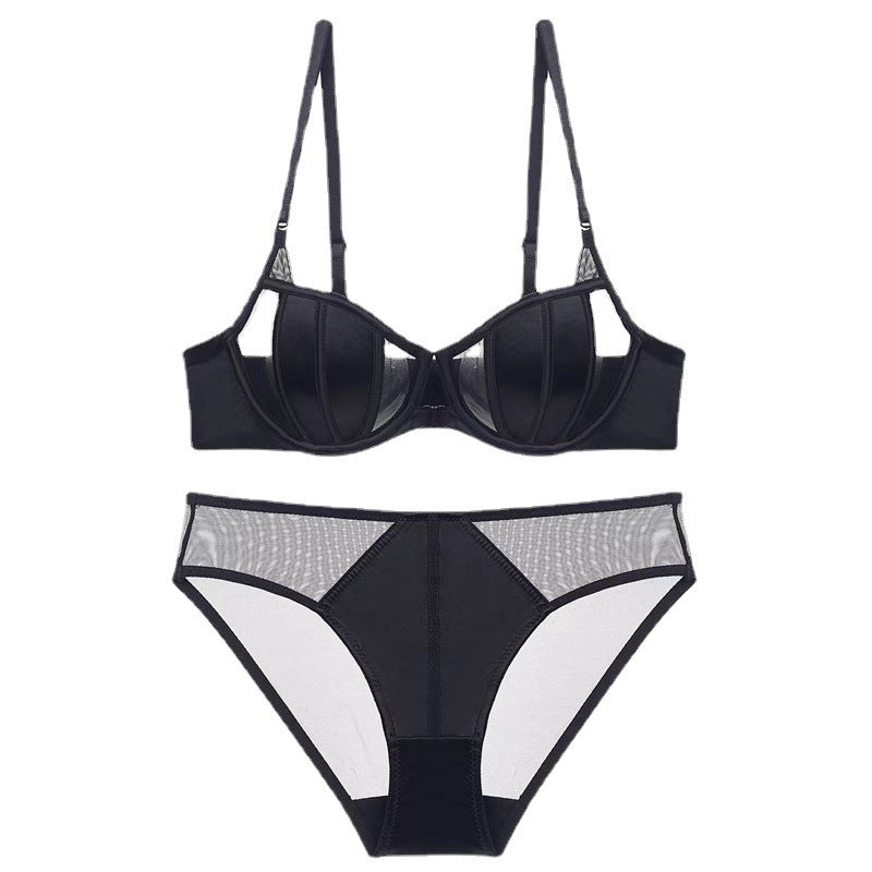 Bunny Charm – Bare Front Buckle Summer Bra Set [8810]