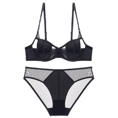 Bunny Charm – Bare Front Buckle Summer Bra Set [8810]