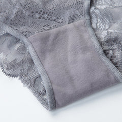 Whisper Lace – Sheer Low-Waisted Lace Briefs [NK9186]