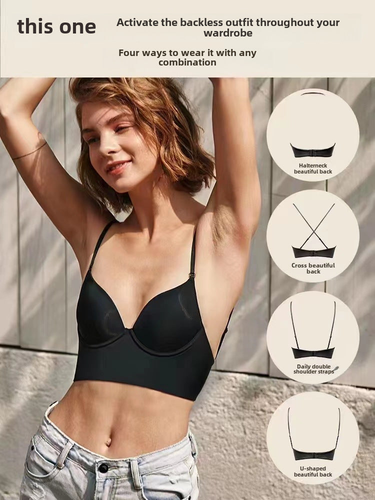 U-Back Sculpt – Seamless Lift Halter Bra for Dresses [3099]