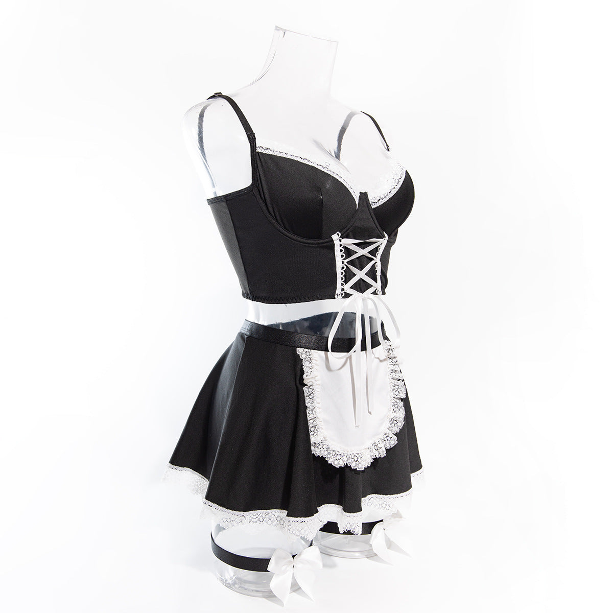 Midnight Maid – Lace Cosplay Uniform Set [R1086]